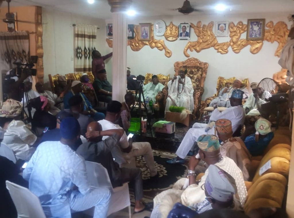 Traditional rulers in Badagry endorse Bola Ahmed Tinubu for 2023 Presidency