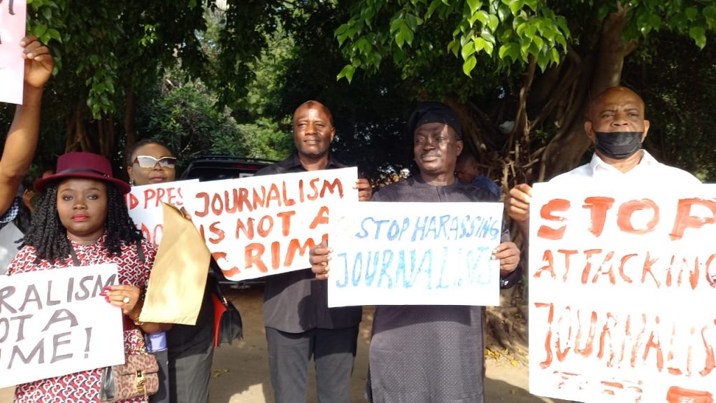 Missing journalist, NUJ members protest