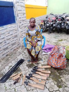 SUSPECTED ARMS/AMMUNITION DEALERS, RECOVERS SIX LOCALLY MADE GUNS