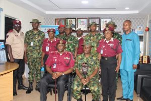 THE COMMANDER,  9 BRIGADE NIGERIAN ARMY VISIT FRSC LAGOS