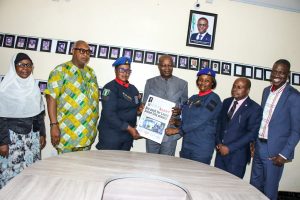 SPECIAL FEMALE SQUAD ( SFS ) VISITS LAGOS STATE MINISTRY OF INFORMATION
