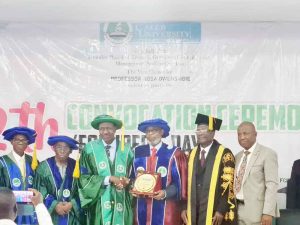 966 Graduate from Caleb University at 12th Convocation, Honoring Prestigious Individuals with Honorary Doctorates