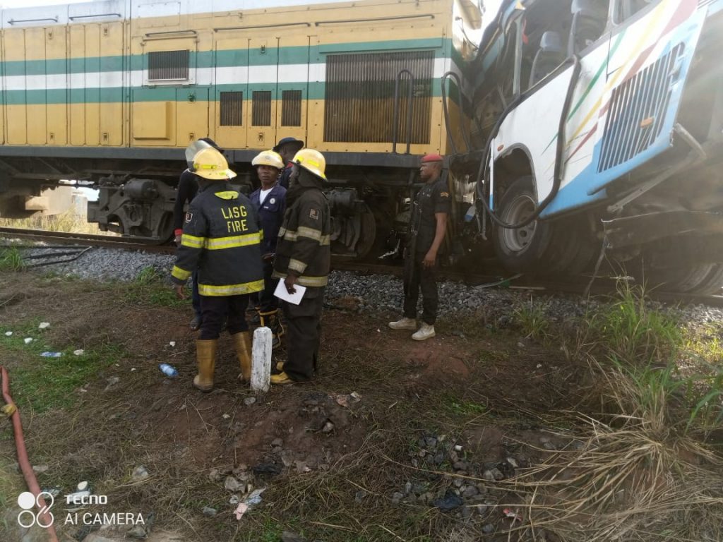 PWD TRAIN AND BUS ACCIDENT