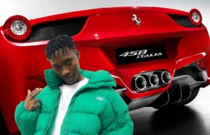 Nigerian Music Sensation Zinoleesky Speeds into Luxury with ₦120 Million Ferrari Purchase!