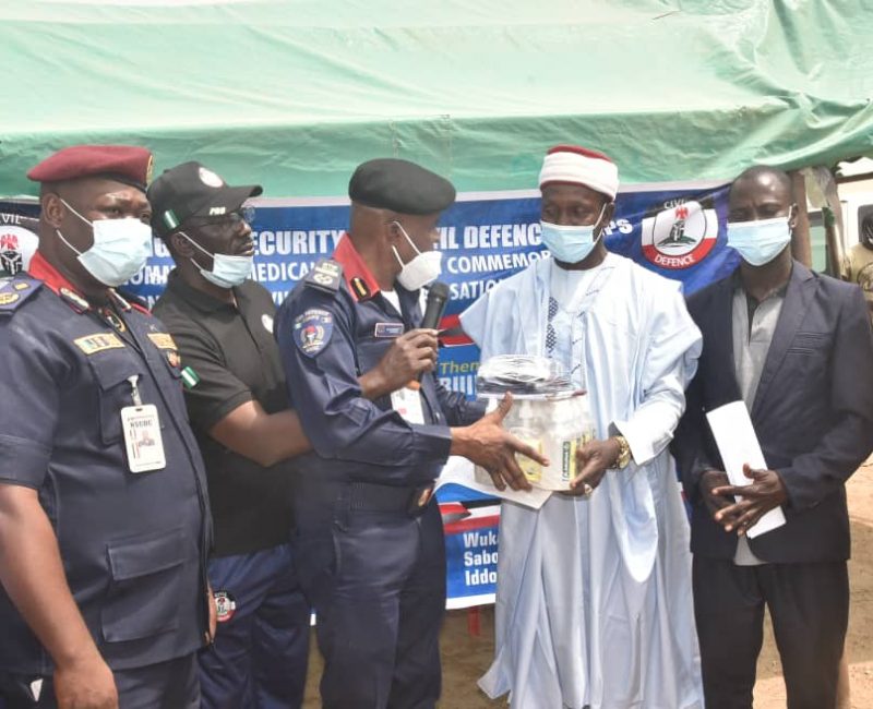 CIVIL PARAMILITARY RELATIONSHIP: NSCDC GIVES FREE MEDICAL CARE TO FCT RESIDENTS.