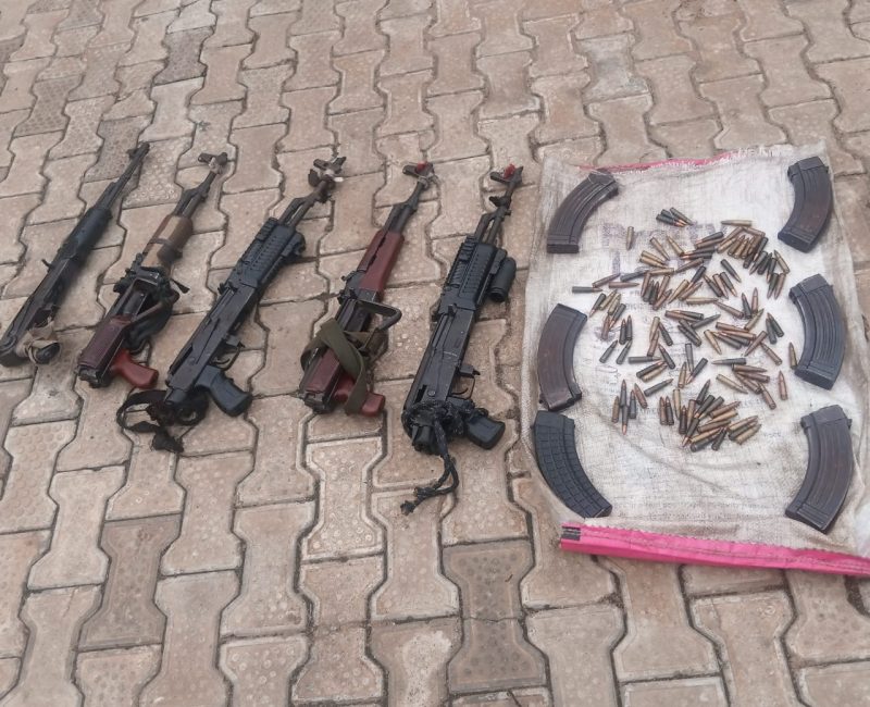 Delta State Police Command engages dare devil suspected kidnappers:armed robbers, nuetralizes ten(10) and recovers five (5) AK47 rifles