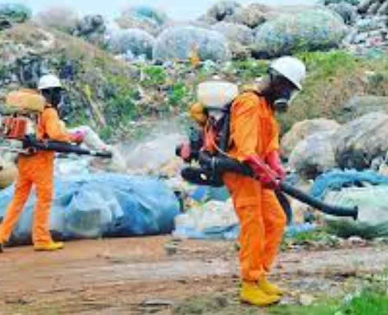 LAWMA carried out a fumigation exercise at various dumpsites