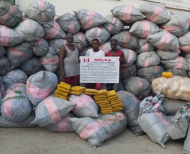 NDLEA intercepts 12,385kg drugs smuggled into Lagos