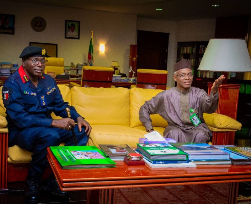 Kaduna State Governor, Support For NSCDC, Slain Personnel, Nigeria Security, Civil Defence Corps, Miners Protection, Logistics Support, Operational Equipment, Working Tools, Security Services, Grassroots Accessibility, Local Government Outposts, Transformational Changes, Safe Schools Initiative, Humanity and Kindness, Governor El-Rufai, NSCDC Performance, Critical Assets Protection, Bandit Activities, Innocent Citizen Protection, Response Time Reduction, Personnel Training, Commitment to Security, Olusola Odumosu, Public Relations, NSCDC National Headquarters