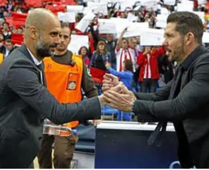 Diego Simeone has admitted that Manchester City may have better players than Atletico Madrid, stressing the fact that there are just two games