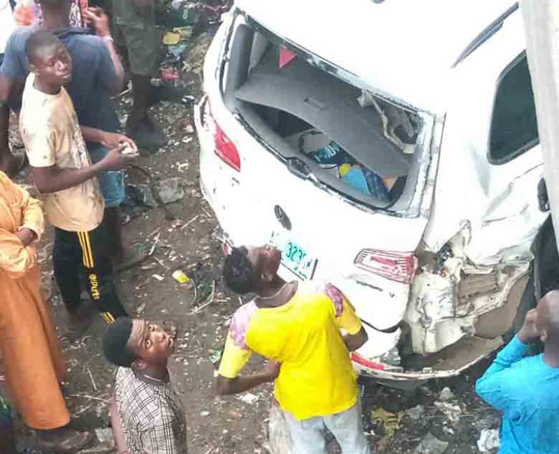 One Feared Dead As Many Injured As Multiple Crash Occurs On Kara Bridge Lagos-Ibadan Expressway